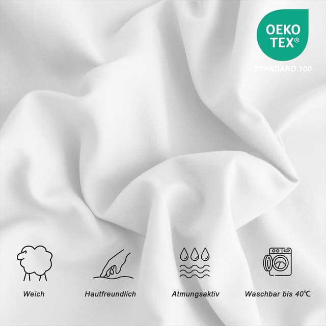 Detalle 2 de Drap-housse microfibre 90 x 200 cm