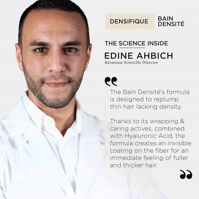 Detalle de Kérastase Densifique Femme Bain Densité Thickening & Volumising Shampoo (250ml) for Fine Hair