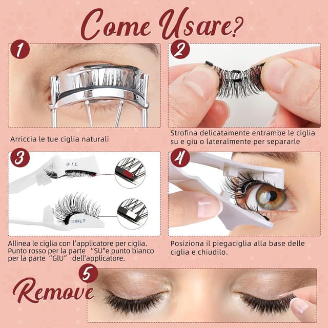 Thumbnail 2 de Higu Clace Pestañas Magnéticas Set A 🎀