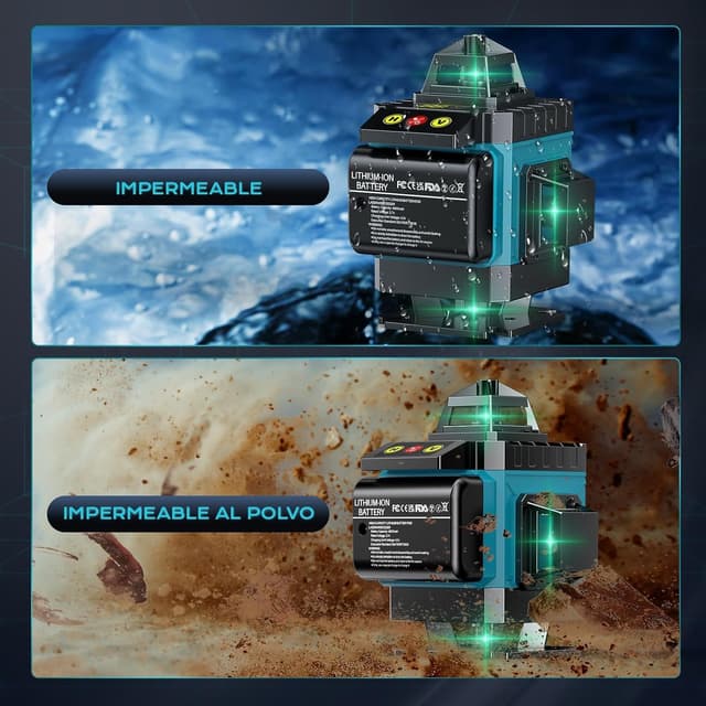 Detalle 2 de Nivel láser 4D 360° 16 líneas con trípode