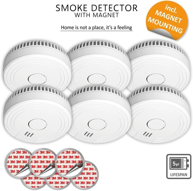 Detalle 2 de ELRO FS1805M Rauchmelder Set 6 Stück