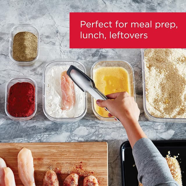Detalle de Rubbermaid Brilliance 24-piece food storage 🍱