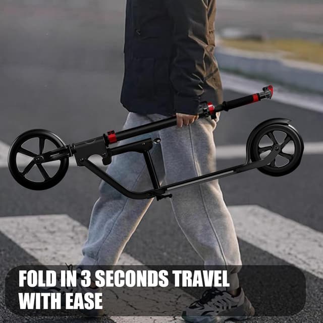 Thumbnail 4 de LEEYV Adult Scooter with Big Wheels