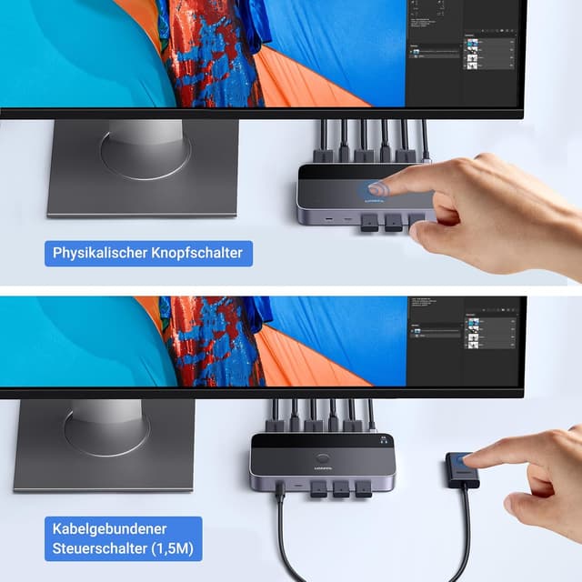 Thumbnail 4 de UGREEN HDMI KVM Switch 4K@60Hz