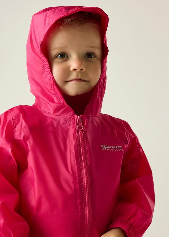 Detalle 2 de Regatta Toddlers Kids Puddle Suit Waterproof & Reflective All-in-One Rainsuit
