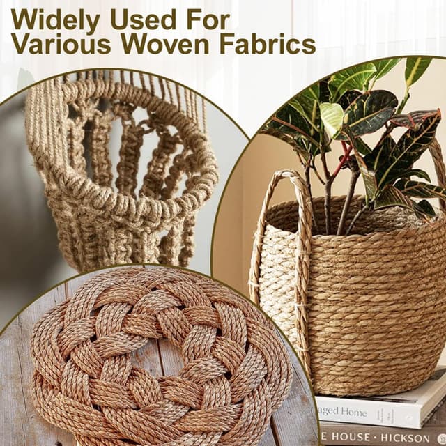 Thumbnail 4 de vsshe 15m Jute Rope 6mm for Crafting