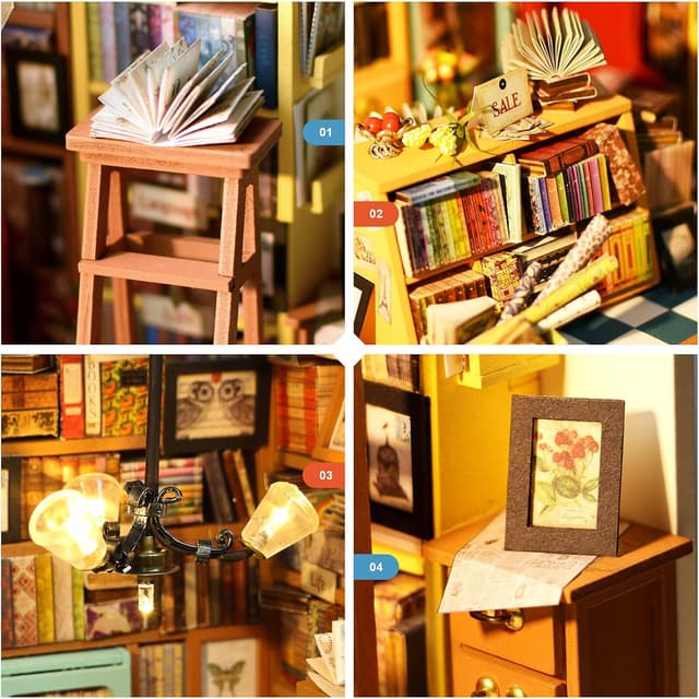 Thumbnail 5 de Rolife Kit casa delle bambole in legno per fai da te