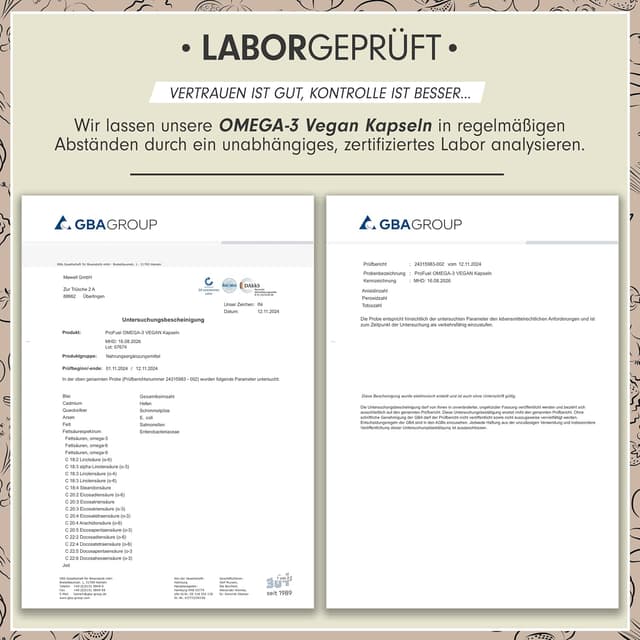 Thumbnail 4 de Omega‑3 vegan Kapseln 60× — 600 mg DHA + 300 mg EPA pro Tag 💊