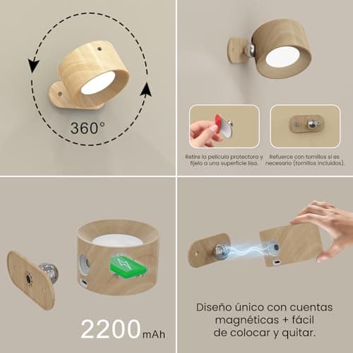 Thumbnail 9 de Coollamp Aplique de pared 360° con 3 modos