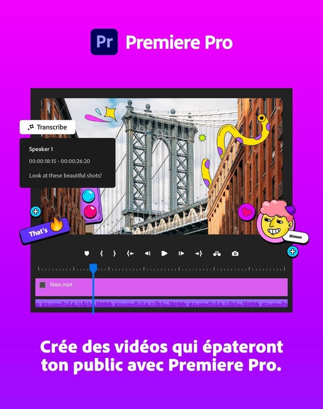 Detalle 2 de Adobe Creative Cloud Pro 1 an pour étudiants