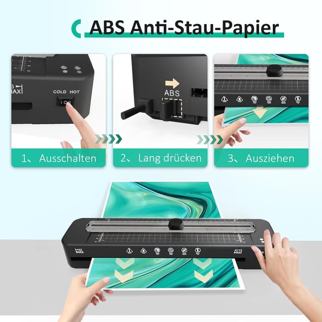 Detalle 1 de Raycial A3 Laminiergerät mit 20 Folien