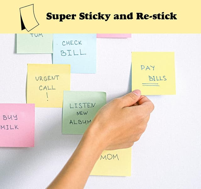 Thumbnail 2 de Agoer Notas adhesivas 76x76 mm 24 piezas