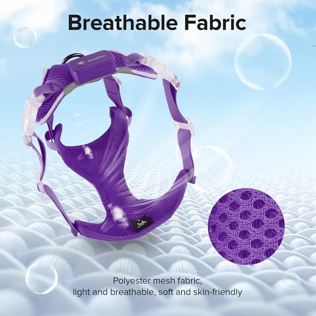 Thumbnail 3 de Purple XS LED Dog Harness