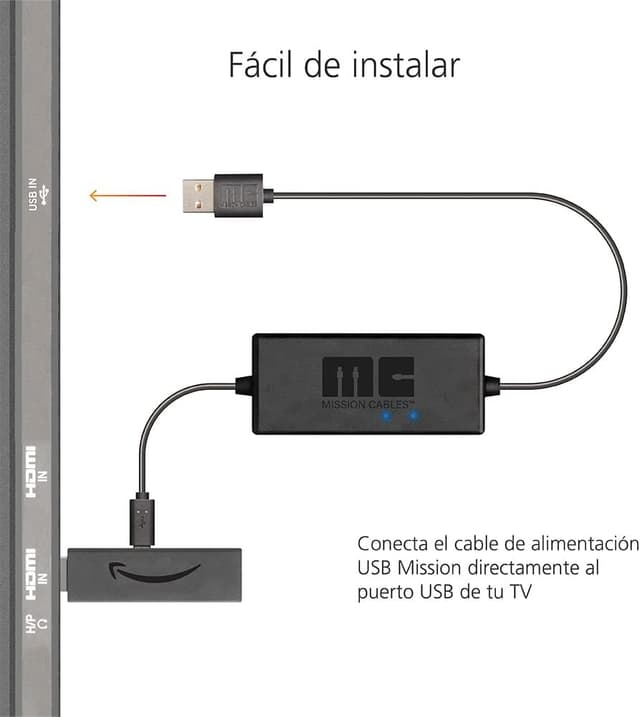 Thumbnail 2 de Amazon Fire TV Stick HD con Mission Cable