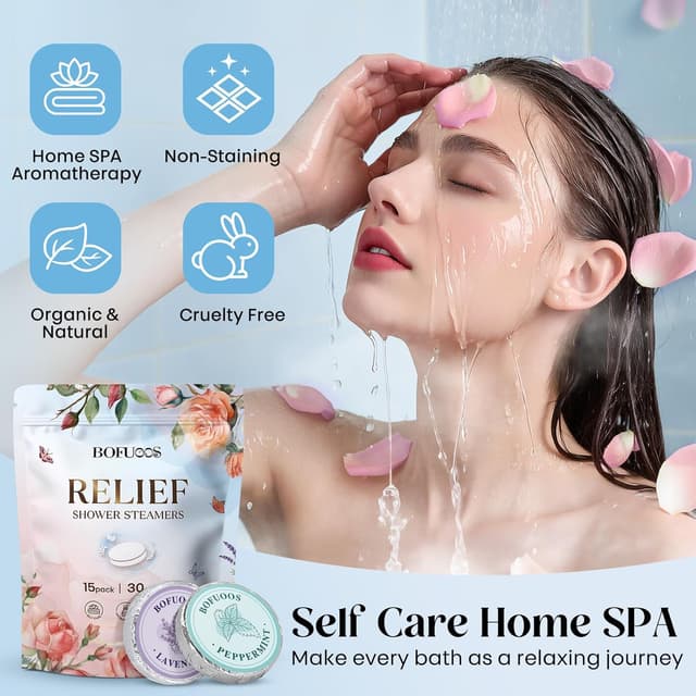 Detalle 2 de Bofuoos Badebomben 15 Stück Duschdampfer