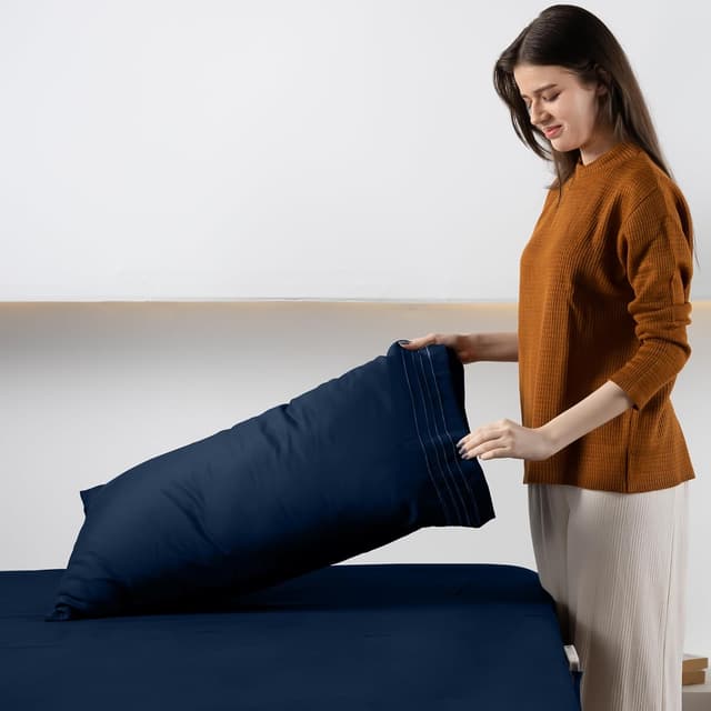 Thumbnail 5 de Utopia Bedding Sábanas 4 piezas 135x190 Azul