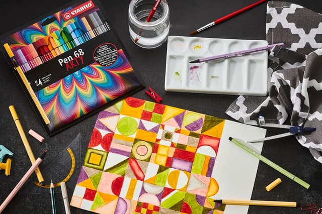 Thumbnail 5 de STABILO Pen 68 - Set de 30 rotuladores en caja metálica