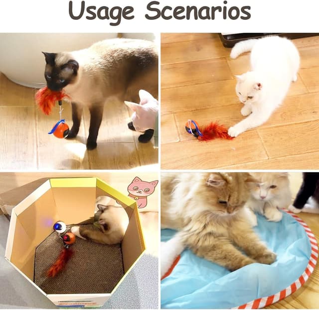 Thumbnail 3 de Migipaws Interactive Cat Ball Toy Set 🐱