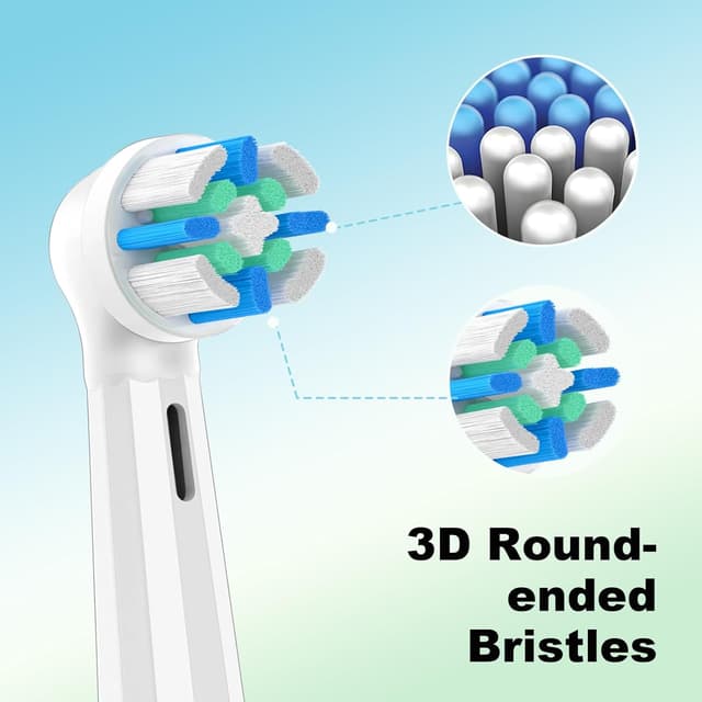 Detalle de Pack of 12 Brush Heads compatible with Oral-B iO 2/3/4/5/6/7/8/9/10 electric toothbrushes – Gentle yet thorough clean