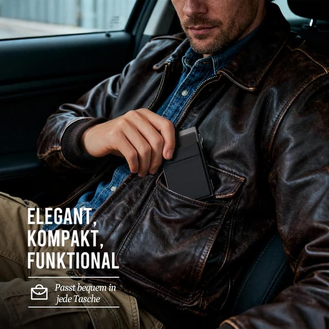 Thumbnail 6 de YESIIW RFID-Kartenetui mit Pop-up, 0,8 cm