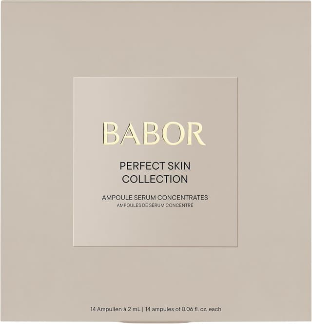 Detalle de BABOR Perfect Skin Collection – Set regalo di fiale intense per viso, 14 giorni