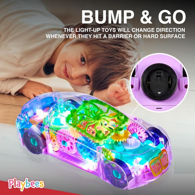 Detalle 1 de Light-Up Car Toy 3-5 Years for Autism