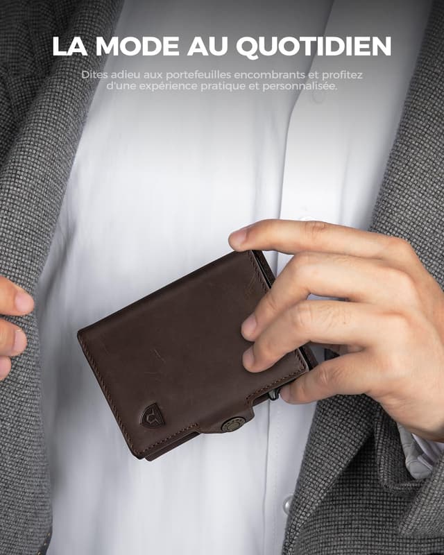 Detalle de LORZOR Portafoglio slim RFID 10 carte