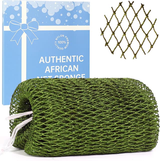 Imagen de African Net Sponge Authentic with Knots - Exfoliating Mesh en OfertitasTOP