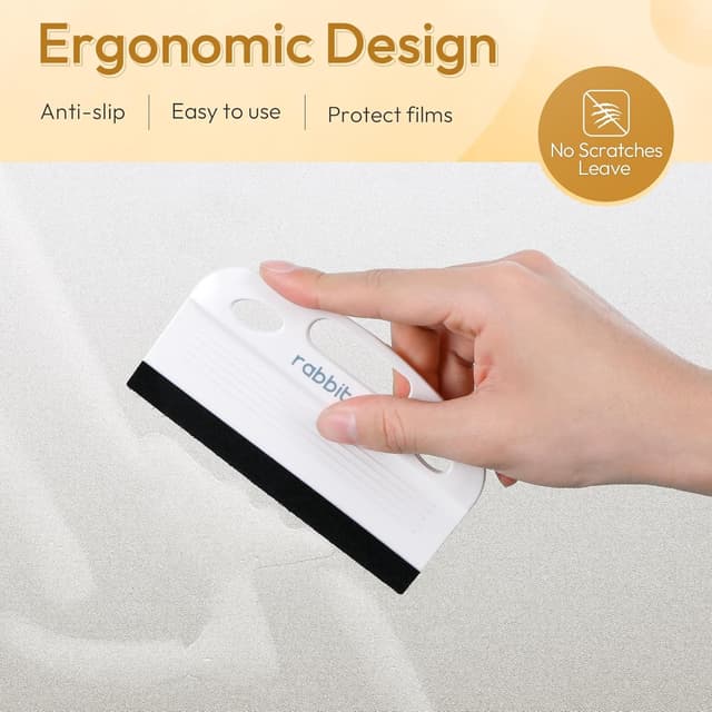 Detalle de rabbitgoo Window Tint Kit (3-Piece) with Suede Squeegee, Utility Knife & 120ml Adjustable Spray Bottle