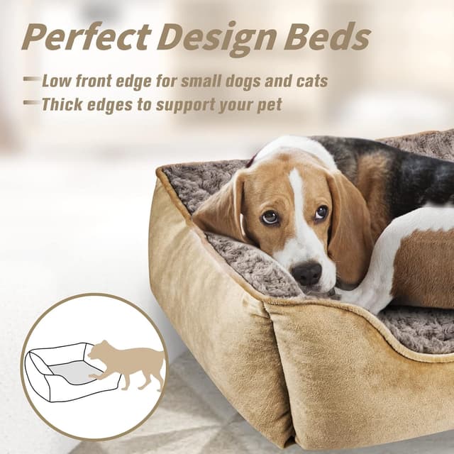 Detalle 1 de JOEJOY Dog Bed Medium Washable Calming