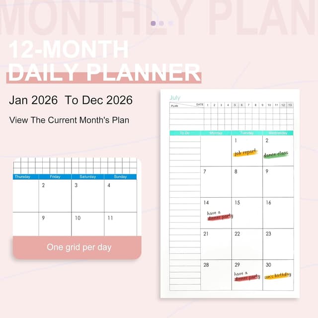 Thumbnail 4 de agenda académica 2026 A5 día por página