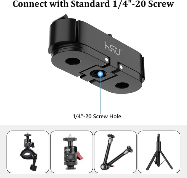 Detalle de HSU Quick Release Mount for GoPro Hero 13 Black