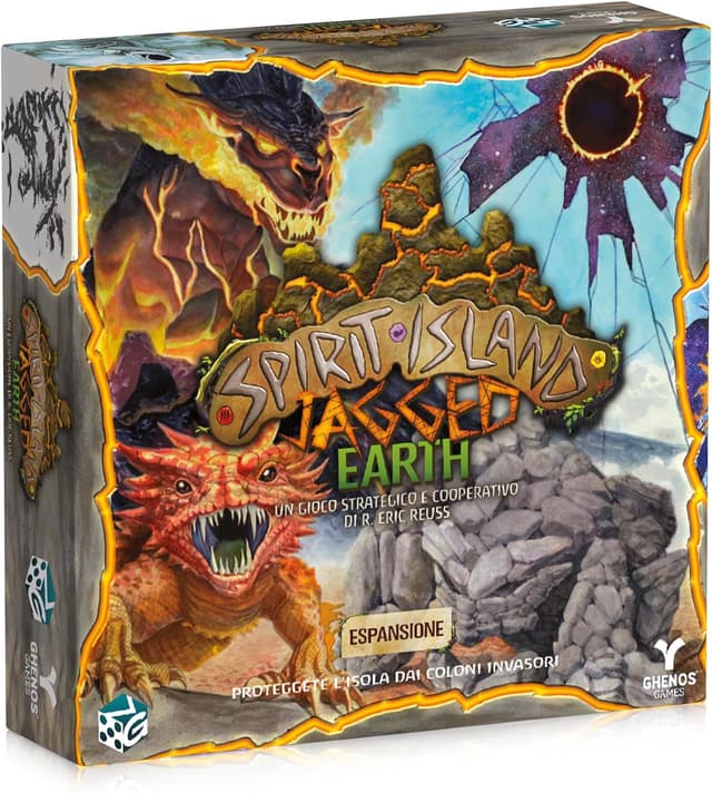 Detalle de Spirit Island: Jagged Earth, espansione per il gioco base