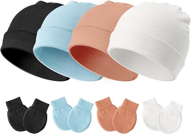 Detalle de Neugeborenen Mützen Set 0-3 Monate