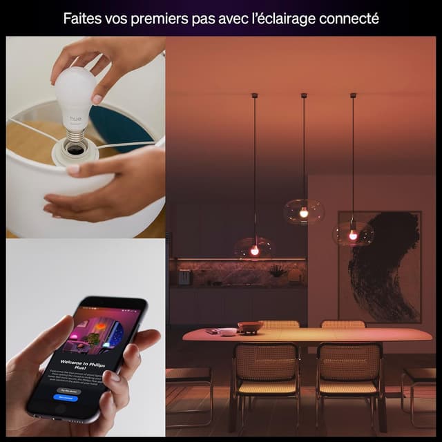 Thumbnail 1 de Philips Hue Essential ampoule connectée 8W