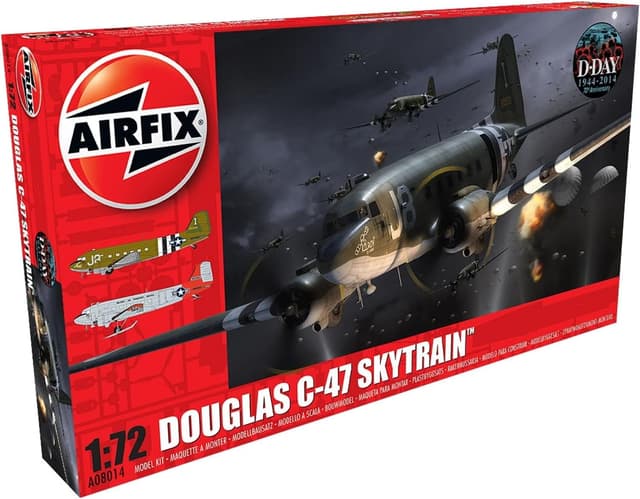 Detalle de Airfix Standard Model Set A08014 Douglas C-47A/D Skytrain 1:72 model building kit