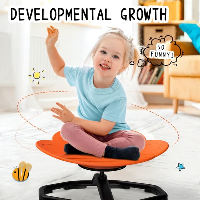 Thumbnail 2 de Evie Bee Spinning Chair 360° swivel for balance