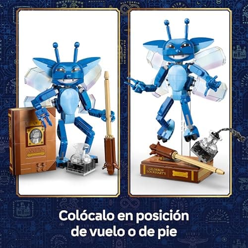Detalle 1 de LEGO Harry Potter 76461 Duendecillo de Cornualles (figura articulada con libro y varita de Gilderoy Lockhart)