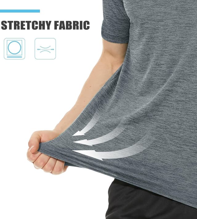 Detalle 1 de TACVASEN maglietta running asciugatura rapida