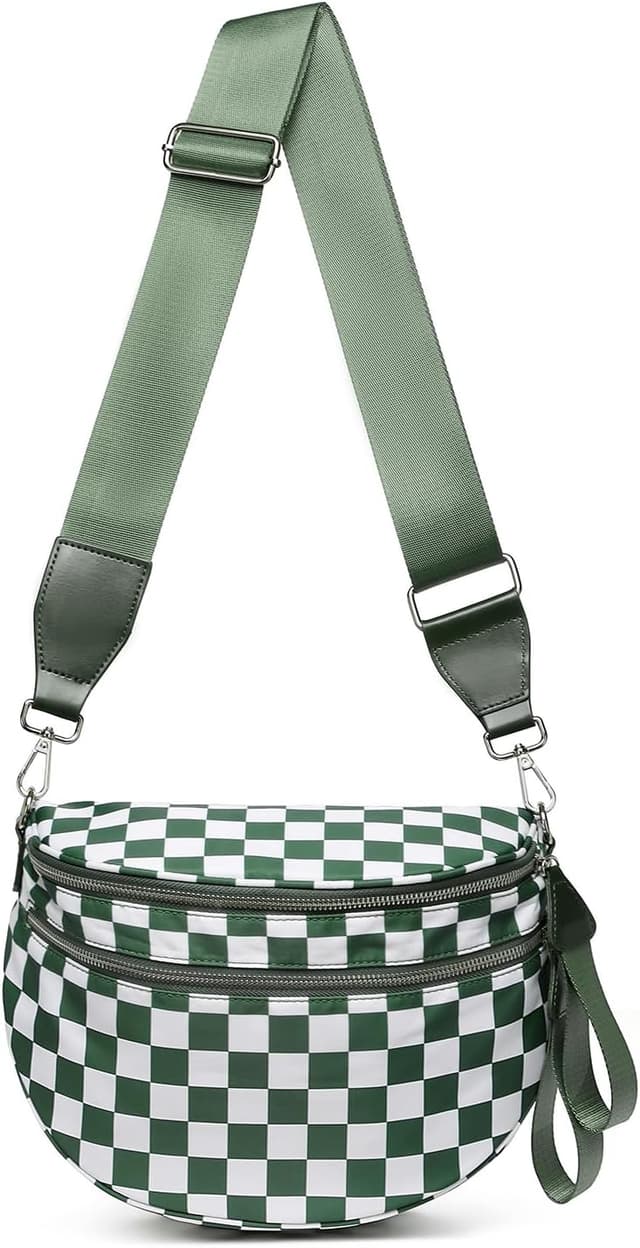 Thumbnail 1 de DIOMO Bum Bags Checkered RFID Crossbody Bag