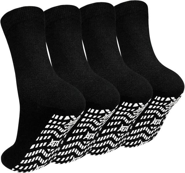 Thumbnail 6 de PUTUO Chaussettes Antidérapantes Homme 4 Paires