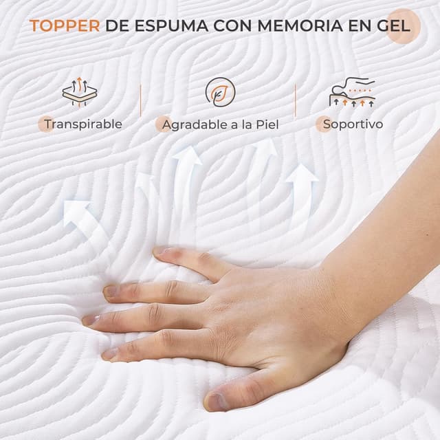 Thumbnail 3 de Sweetnight Topper Viscoelástico 10 cm 80x190