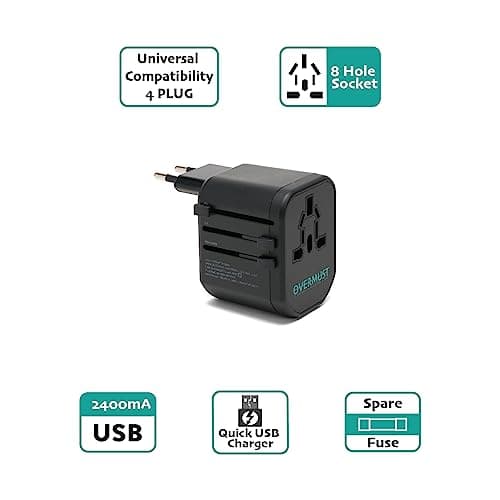Thumbnail 7 de OVERMUST Adaptador de viaje universal 110-240W 🌍