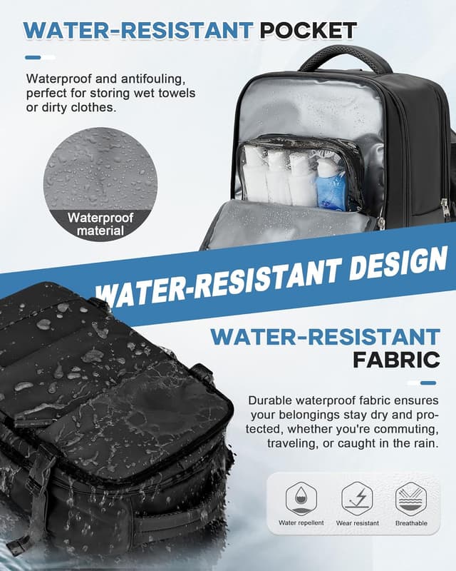 Thumbnail 6 de Handgepäck-Rucksack Ryanair/Easyjet mit 180°-Öffnung – 40 × 20 × 25 cm (fürs Unter-dem-Sitz)