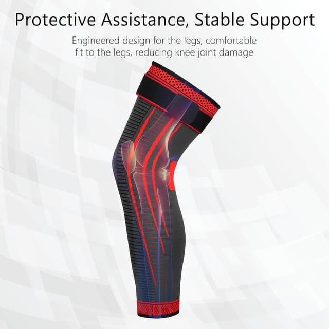 Detalle 1 de Ruilaibao Full Leg Compression Sleeves 2-pack