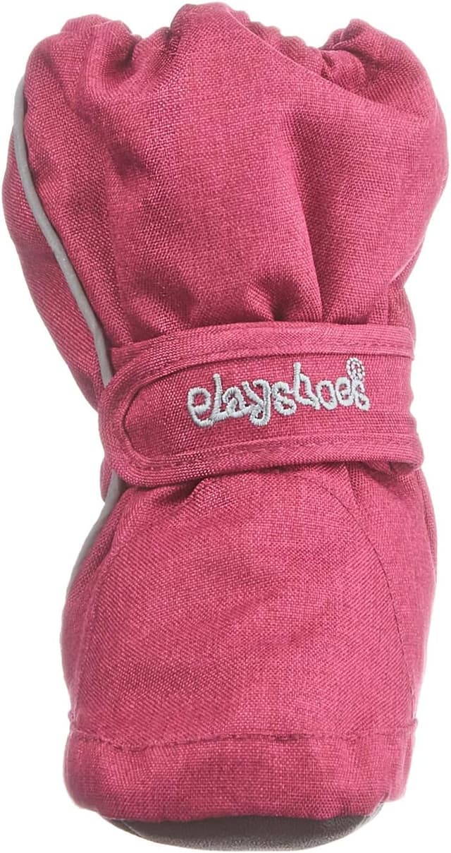 Detalle de Playshoes Unisex Kinder Thermo BootieSchneeschuh – warme Füße beim Gassi, im Schnee und auf nassem Boden