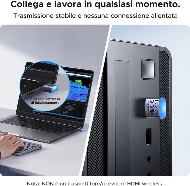 Detalle de UGREEN dummy plug HDMI 4K 60 Hz