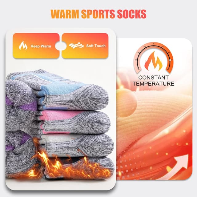 Detalle de Niorasen Full Cushion Thermal Socks 5 pairs