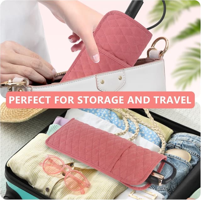 Detalle 2 de WRORUNER Heat Resistant Hair Tools Organizer Bag (13.8" x 5.5")