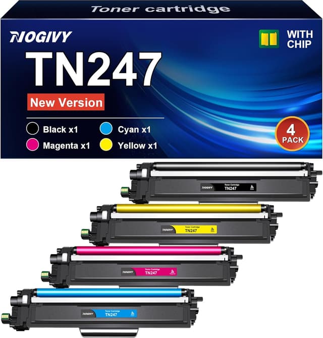 Detalle de NOGIVY TN247 TN-243 CMYK 4er-Pack Toner 🖨